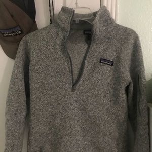 SOLD patagonia better sweater quarter 1/4 zip